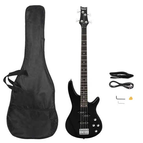 GIB Four String Separated Single Single Pickup Black S101 IB Bass