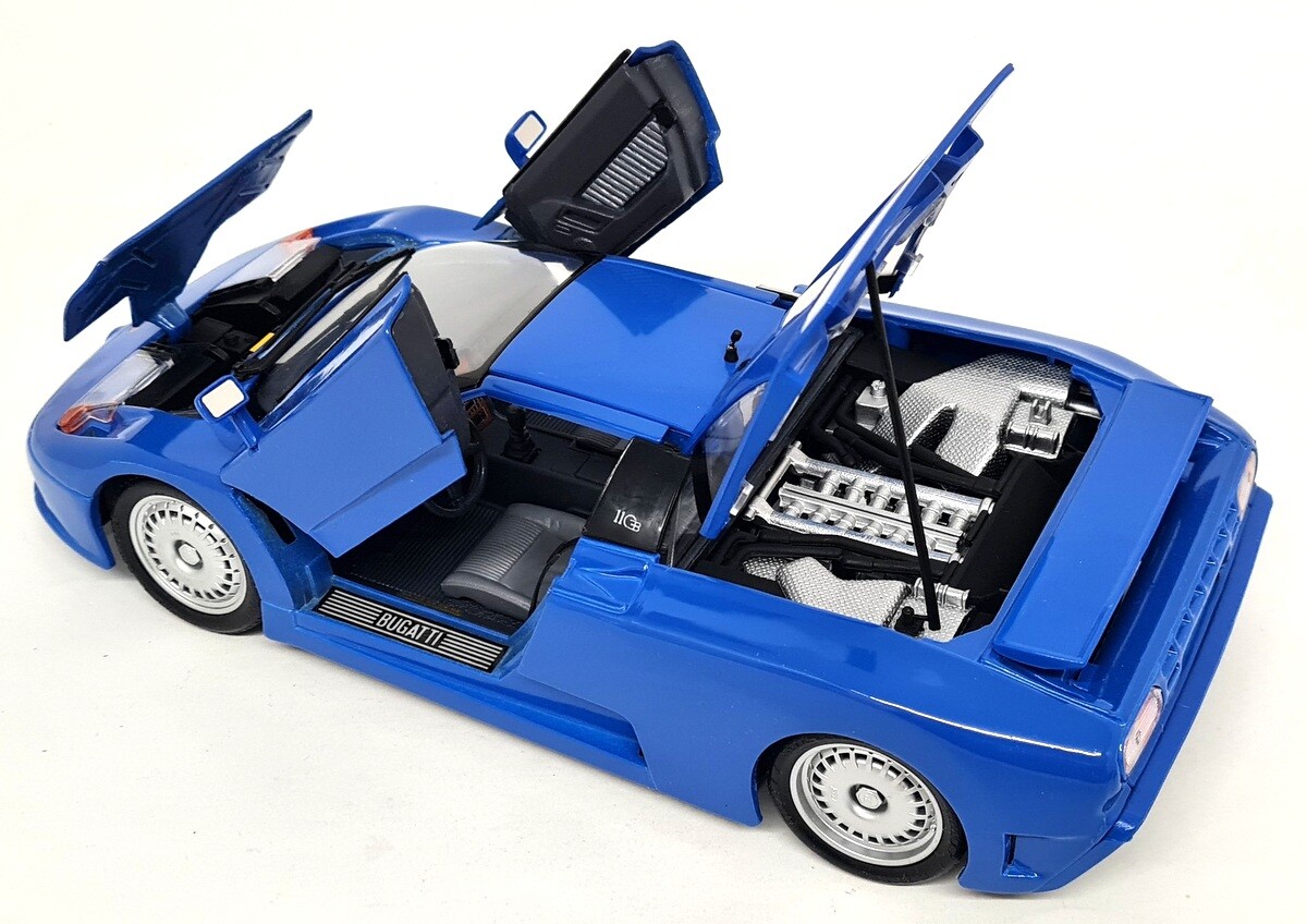 Maisto 1/18 - Bugatti EB110 1992 French Blue Diecast Scale Model