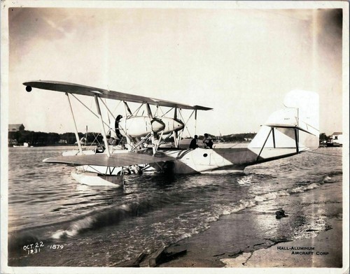 HALL PH-1 FLYING BOAT LARGE VINTAGE ORIGINAL MANUFACTURERS PHOTO US NAVY USA