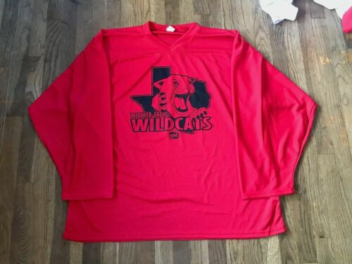 Wichita Falls Wildcats Authentic Team Issued Practice Jersey NAHL Red 54 - Picture 1 of 1
