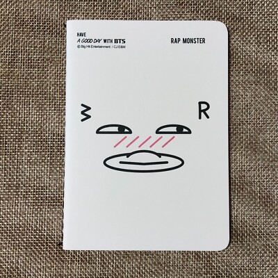 BTS RM [ HIP HOP MONSTER ] Official Note, Character Goods / New / Gift ...