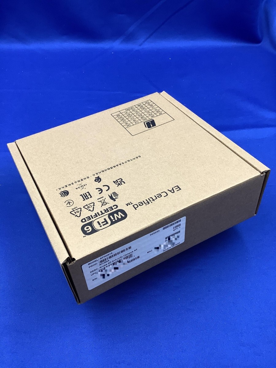 New R7J50A HPE Aruba AP-615 (US) WiFi 6E Campus Wireless