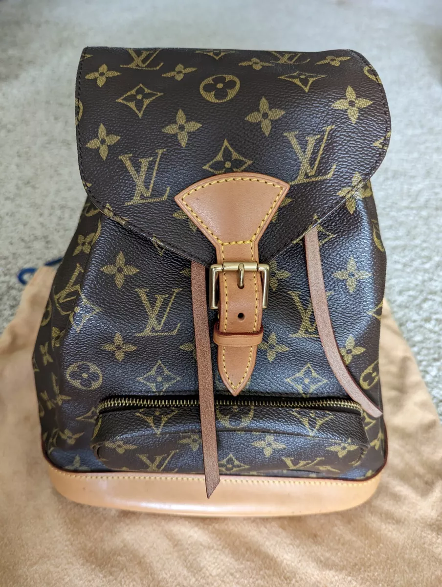 Louis Vuitton Montsouris Mm Backpack (pre-owned), Backpacks, Clothing &  Accessories