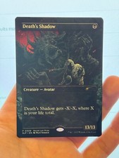 1X Death's Shadow BORDERLESS MINT MTG Magic Secret Lair Promo Legacy EDH CEDH