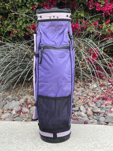 Women’s The Original Bushwhacker Golf Cart Bag Pink Purple Belding Sports - Picture 3 of 13