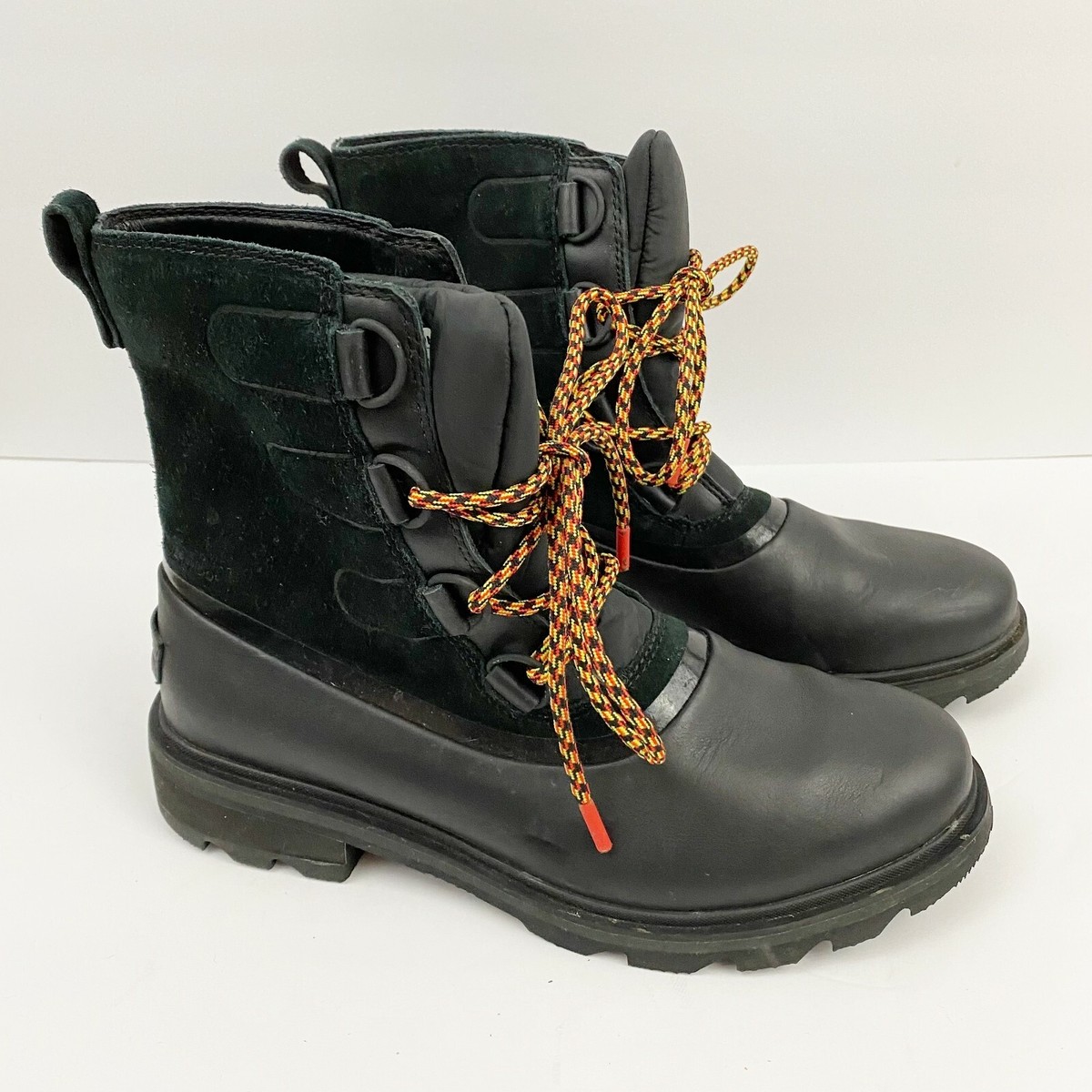 SOREL Black NL3703 Lennox Street Duck Snow Boots Women's 10 UK