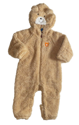 MIKI HOUSE Hot Biscuits CHILD WINTER SNOWSUIT BROWN BEAR 60-80 9-12 mos costume
