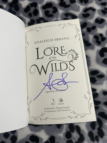 Lore Of The Wilds By Analeigh Sbrana. Fairyloot Exclusive Edition. Brand New. - Picture 14 of 17
