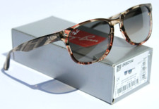 RAY-BAN RB2184 Sunglasses 125471 57mm Brown Striped/Grey Gradient NEW