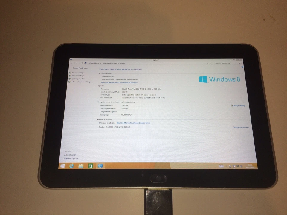 HP Elitepad 900 G1 Windows 10.1inch tablet - Image 2 of 4