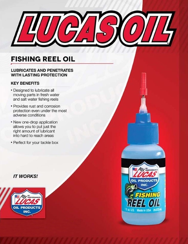 2 - Lucas Fishing Reel Oil 1oz Needle Oiler 10690 knife marine rv boat