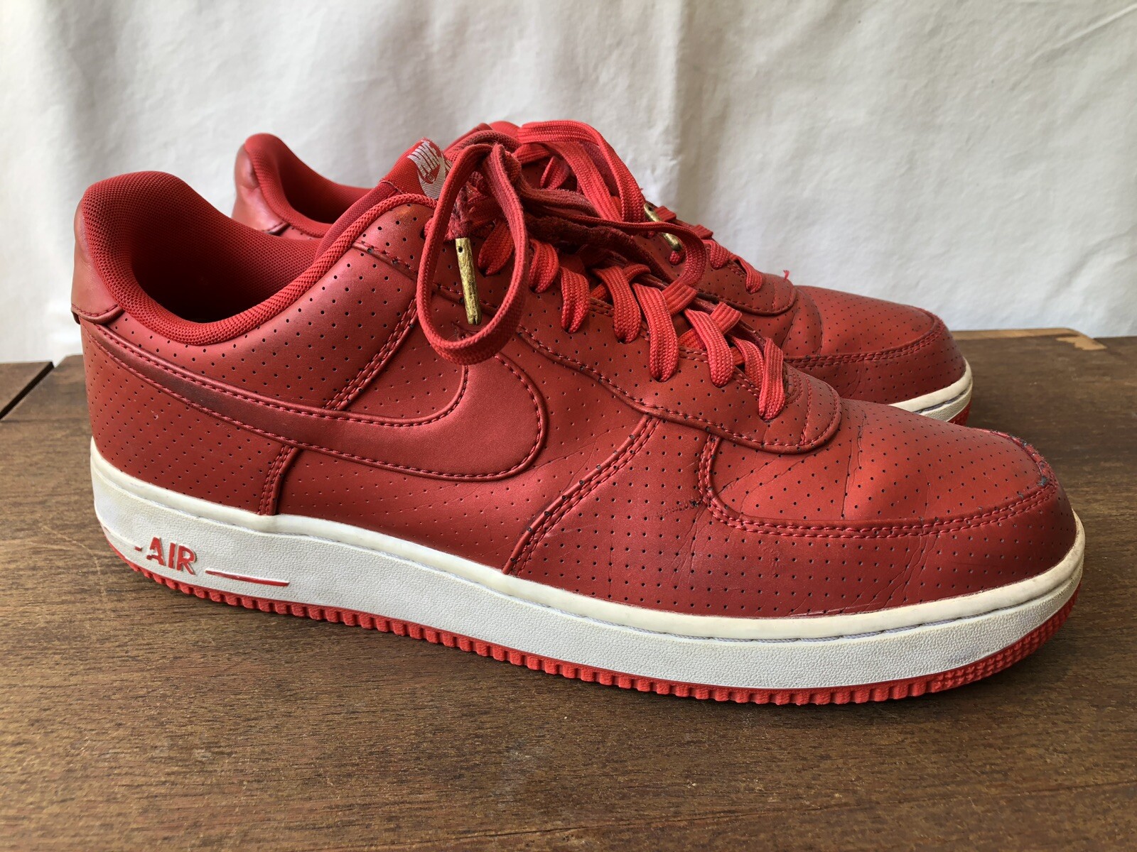 Size 12 - Nike Air Force 1 Low '07 LV8 Action Red for sale online | eBay