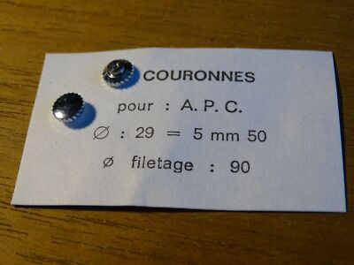 MONTRE COURONNE REMONTOIR Punaise Chrome EUR 5,00
