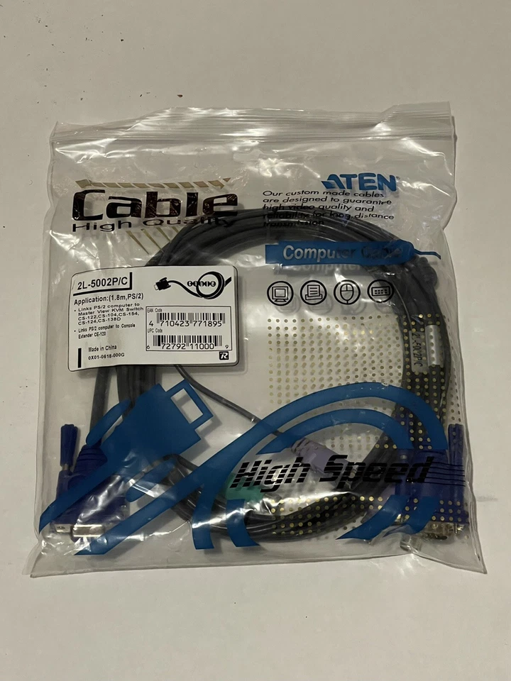 ATEN 2L-5002P/C 1.8m  PS/2 6FT Links  PS/2  Computer to Console Extender CE-120 - Image 2 of 2