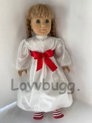 LOVVBUGG Kirsten Swedish St Lucia Gown Repro for American Girl 18" Doll Clothes SHIPDEAL
