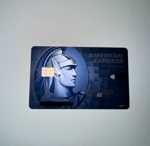 American Express Blue Cash Preferred Credit Card. Cancelled. Collectible. - Picture 2 of 3