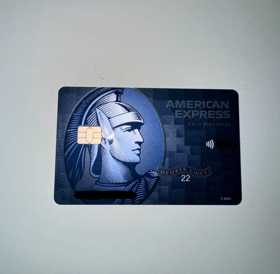 American Express Blue Cash Preferred Credit Card. Cancelled. Collectible. - Image 2 of 3