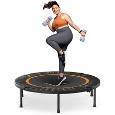 MERACH 40'' Rebounder Mini Trampoline Adult, Fitness Trampolines Max Load 150KG