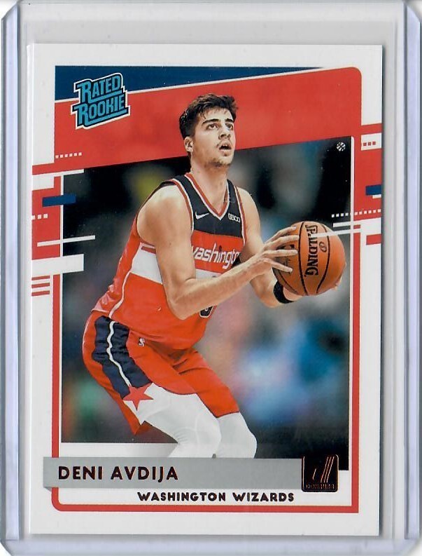 2020-21 PANINI DONRUSS #205 DENI AVDIJA RATED ROOKIE RC