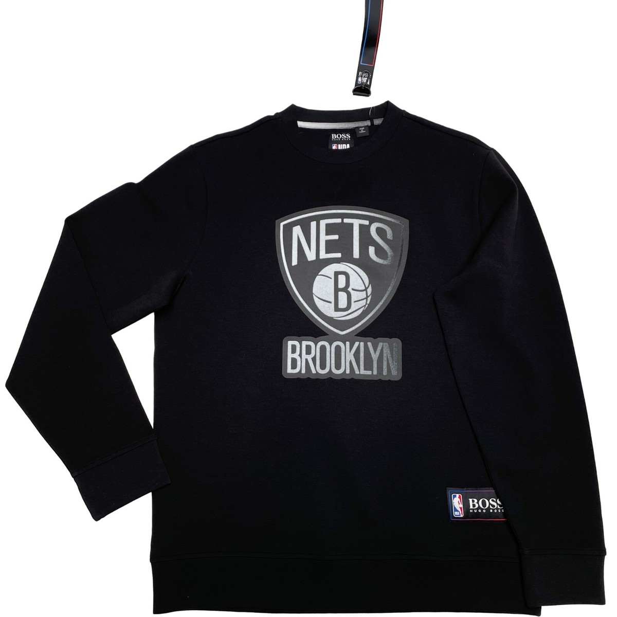 Hugo Boss Brooklyn Nets Sweatshirt Black Med