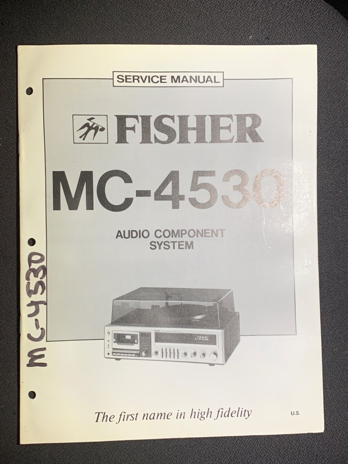 Fisher MC-4530 Audio Component System Original Service Manual