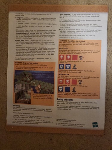 3 x HEROSCAPE DnD FANTASY ROLEPLAYING GAME INSTRUCTIONS AND GUIDES - Picture 5 of 9