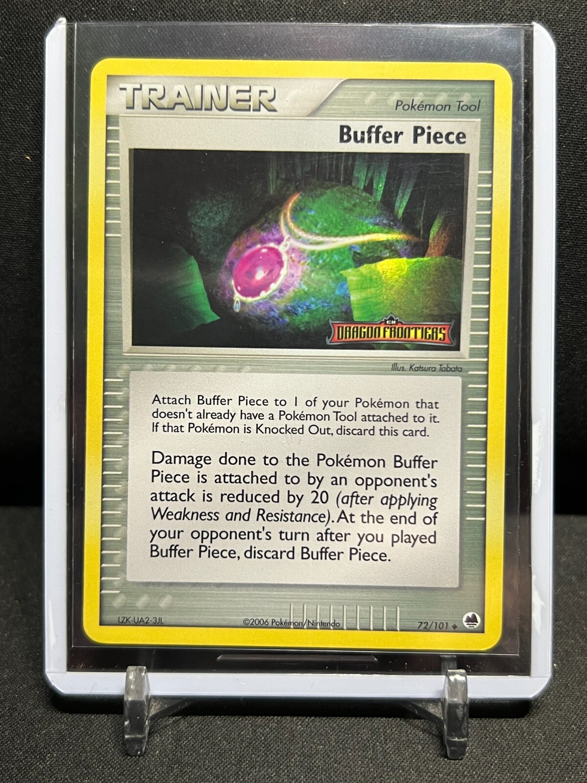 Buffer Piece 72/101 Reverse Holo Stamped Pokémon 2006 EX Dragon Frontiers LP