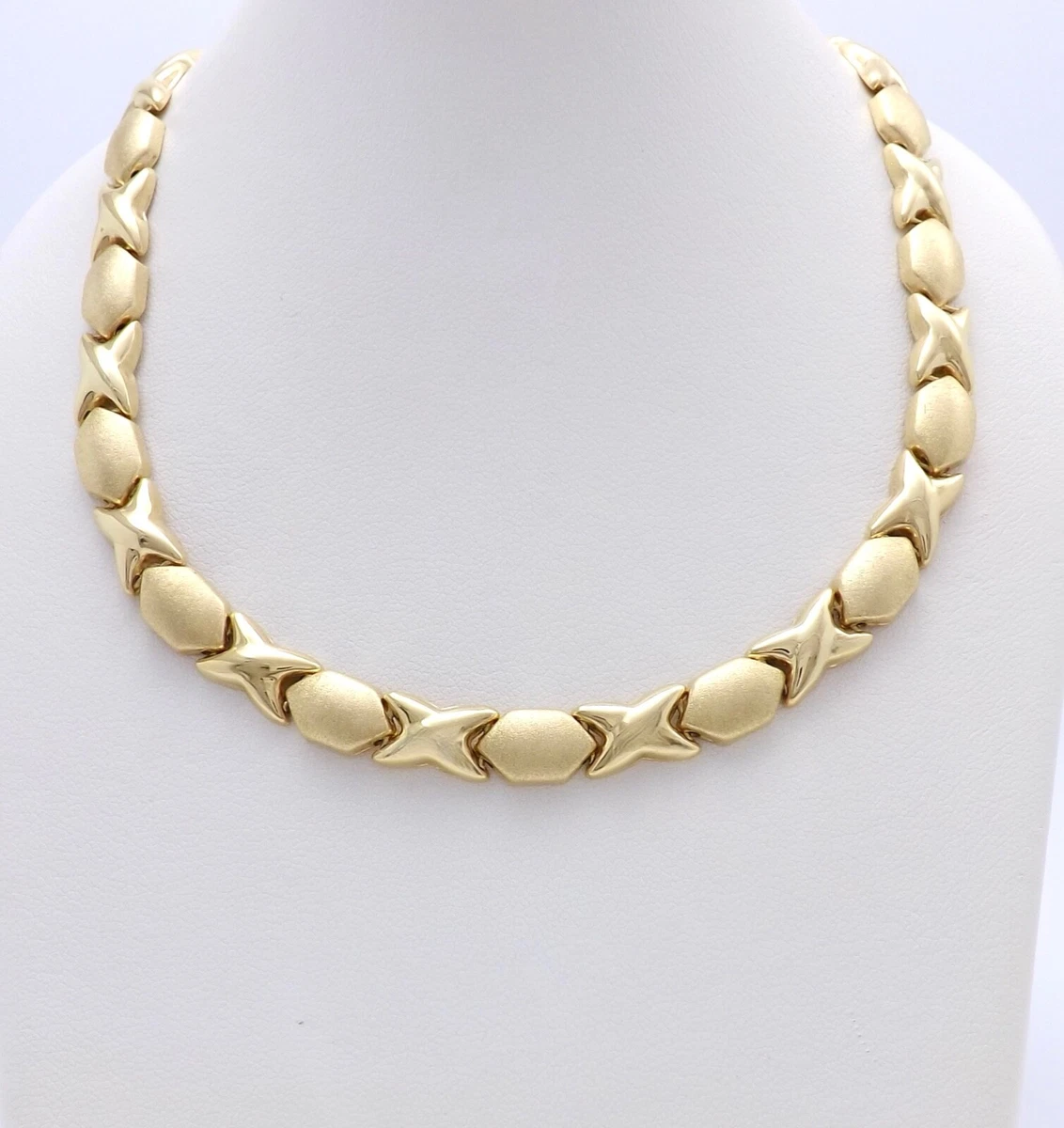 14k gold hugs and kisses necklace deals