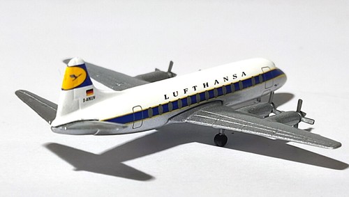 Vickers Viscount V814 Lufthansa Herpa 1:500 OVP - Bild 4 von 7