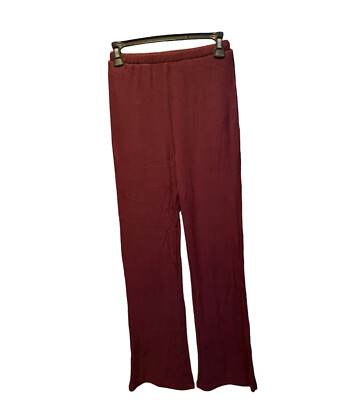 N:philanthropy Reign Rib Pants Burgundy XS NWT 