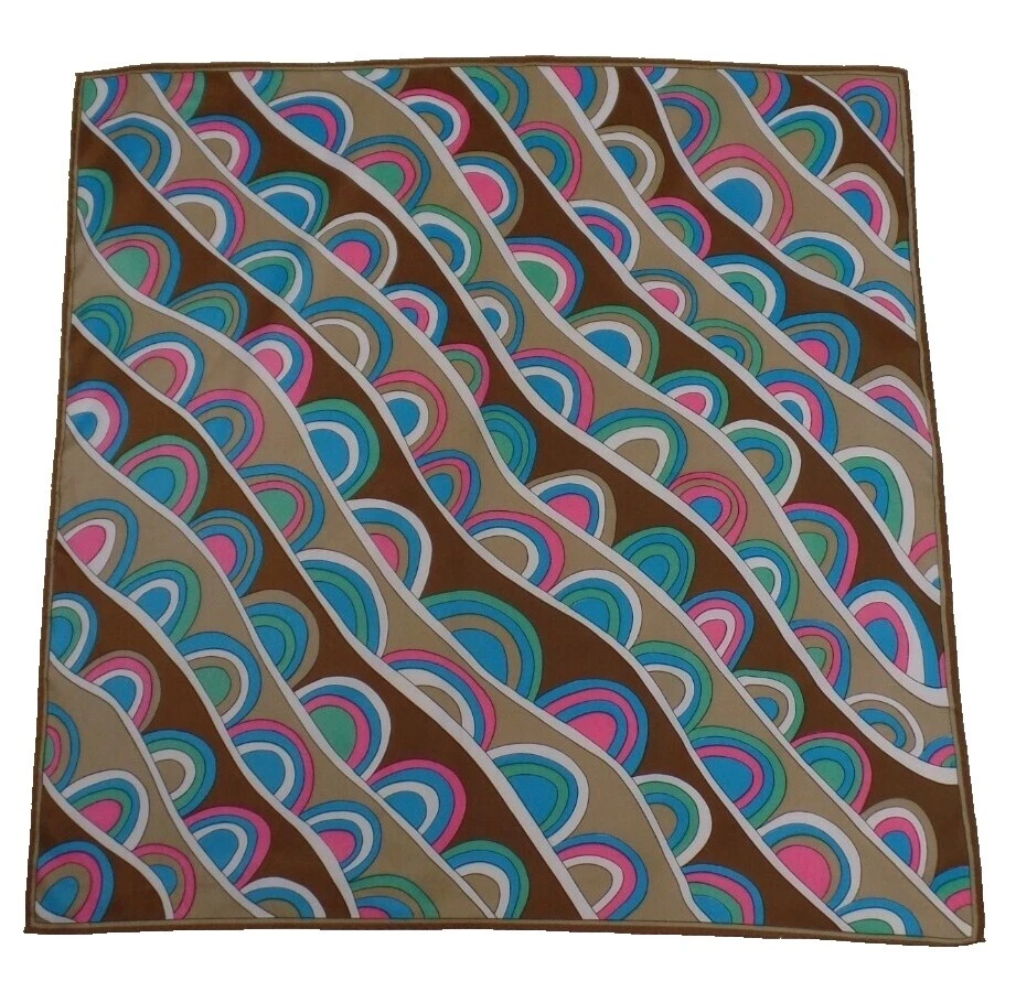 Геометрический синтетический 1970-е винтажные аксессуары