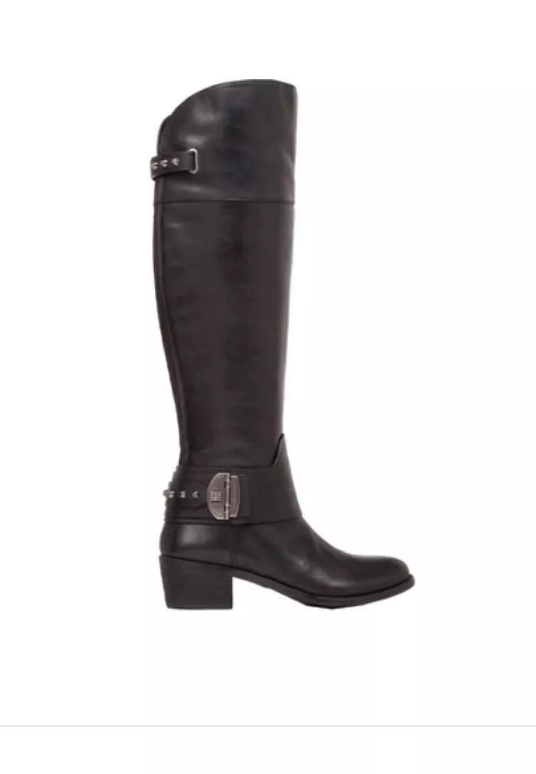 VINCE CAMUTO BEATRIX BLACK JUBA CALF BOOTS SIZE 6 eBay