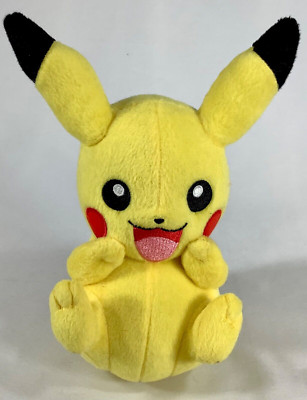 TOMY Pokémon Pikachu 2016 Plush 9'' Stuffed Animal Game Character Hands to Face