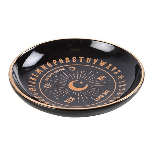 Round Black Talking Board Trinket Dish - Foto 3 di 5
