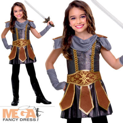 Warrior Cutie Girls Fancy Dress Costume