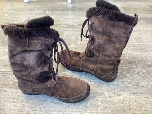 The North Face Womens Boots 620179 Size 9 Brown Primaloft Winter Snow Boots - Picture 4 of 9