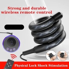 Adjustable Shock Kit E-Stim Electro Pulse Host penis Ring Set anal Toys Therapy