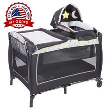 Guarder a Centro Cuna Playard Beb  Ni o Para Durmiendo Cama Corralito Plegable