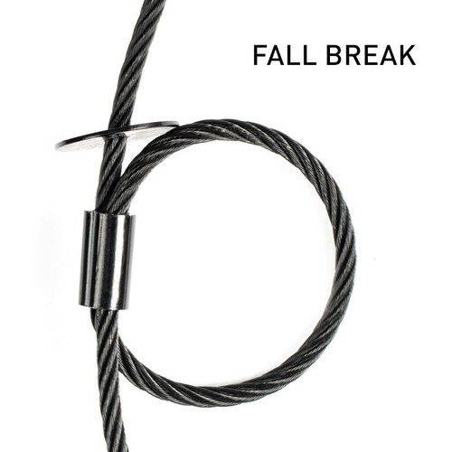 Accu-Cable SC6B 31.5" Inch Black Safety Cable Up to 155 lbs. - Picture 3 of 4
