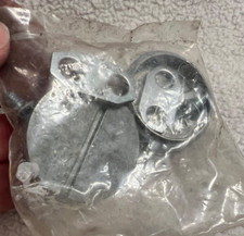 NEW Ham Radio Electrical Galvanized steel circle round caps hardware screw 1.25"