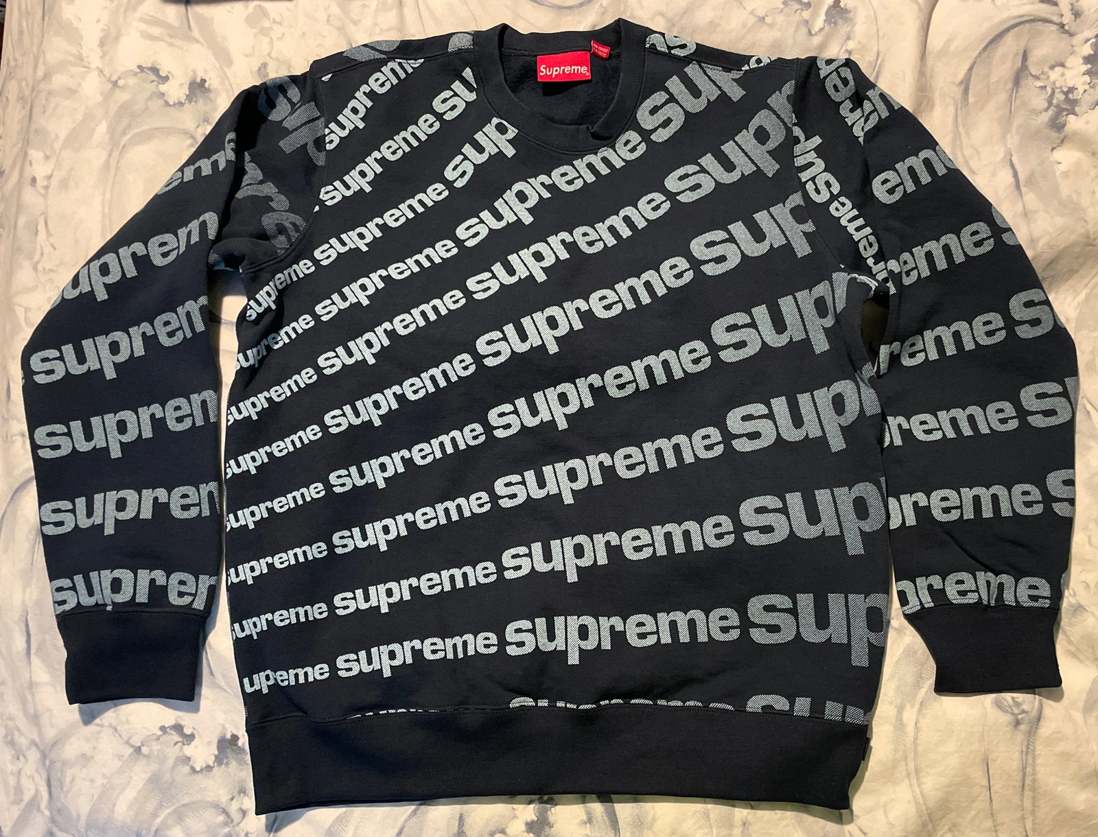 NEUF Sweat shirt Supreme Radical Crewneck Medium Marine