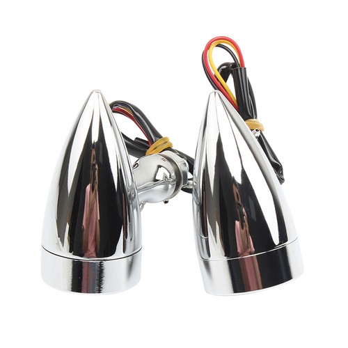 Proiettile moto 15 LED freno corsa svolta segnale posteriore adatto Bobber Cafe - Foto 4 di 7