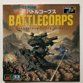 Victor Battlecorps Sega Mega CD 3D Shooter Game Japanese Retro Game Used Japan 
