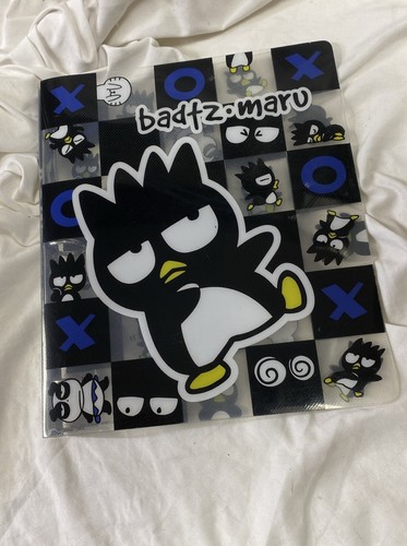 Sanrio Vintage 1993 Badtz Maru Hard Plast Cover Binder Super Rare !! - Picture 2 of 12