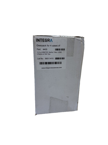 4405 Integra Pipette Tips 12.5uL, 4 Cases 5 Non-Eco Racks/ 384 Tips= 7,680 Tips - Picture 3 of 4