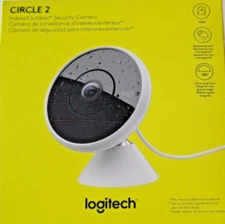 Logitech Circle 2 WIRED Home WiFi Security Camera Indoor/Outdoor - Open Box!