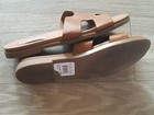 STEVE MADDEN DARIELLA WOMEN'S TAN LEATHER SLIP-ON SANDAL SHOES - SIZE 8 — photo 4
