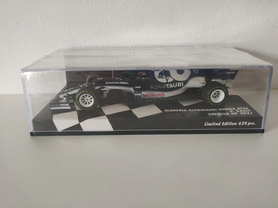 Alpha Tauri Honda AT02 Gasly Turkish GP 2021 1/43 Minichamps F1 - Photo 3/4