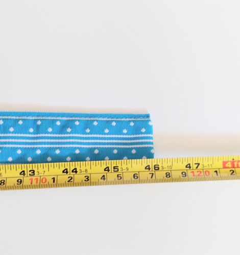 L.L. Bean Women’s Polyester D Ring Belt Blue White Sz 12 Regular 46 in" Vintage - Picture 4 of 4