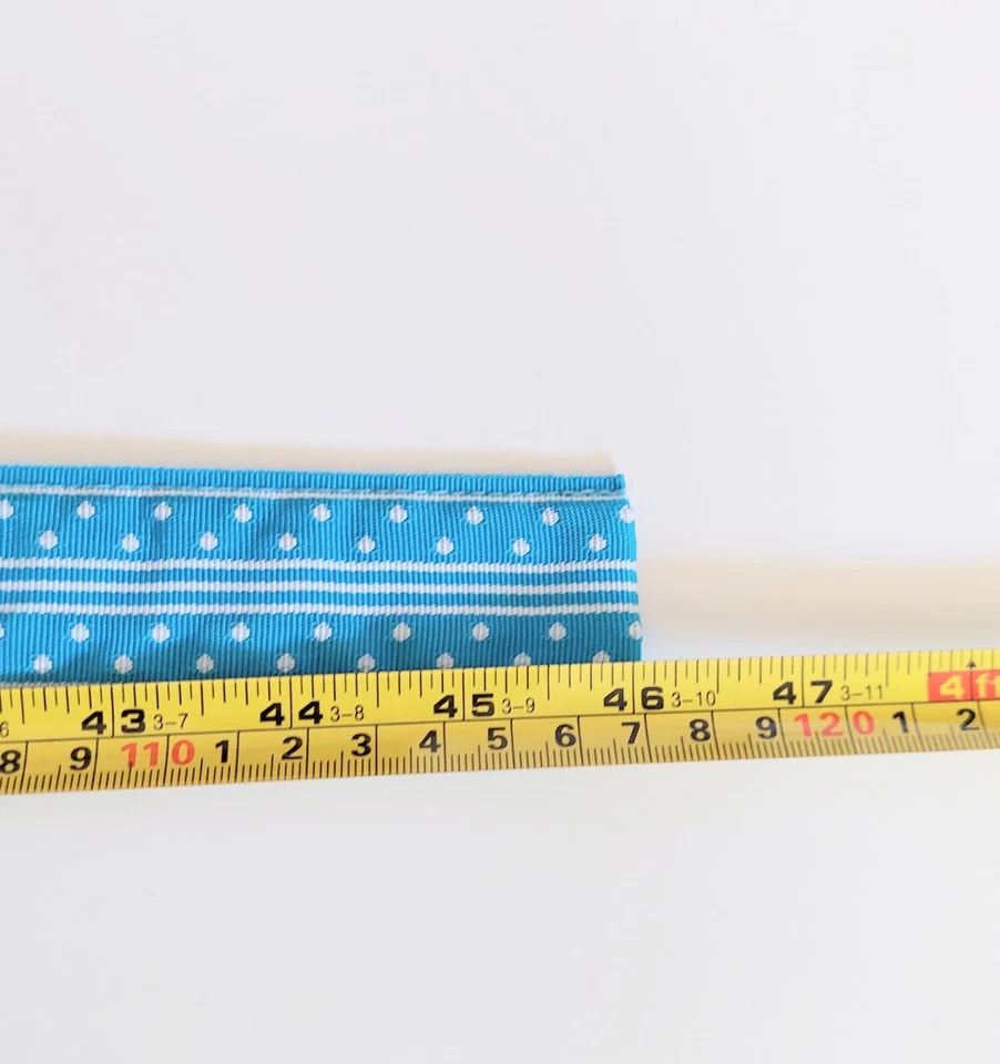 L.L. Cinturón Bean Mujer Poliéster D Anillo Azul Blanco Talla 12 Regular 46 in" De Colección Foto 4 de 4